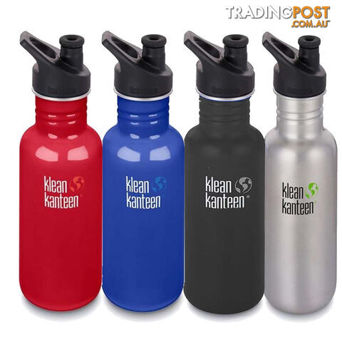 Klean Kanteen 18oz Classic Sport Cap Water Bottle .53L - XK1003P2