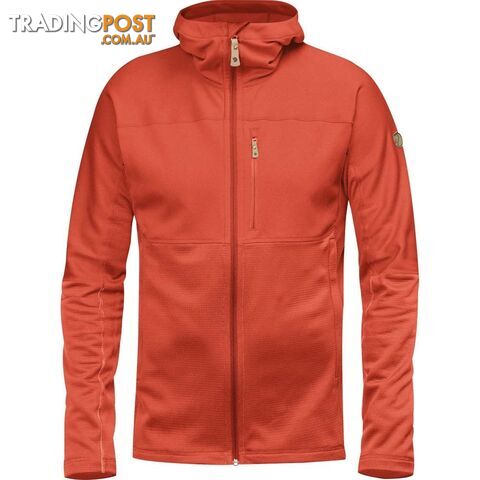 Fjallraven Abisko Trail Fleece Mens Jacket - Flame Orange - CF82257