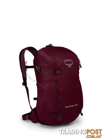 Osprey Skimmer 20L Womens Hiking Backpack w/Res - PlumRed - OSP0773-PlumRed