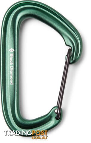 Black Diamond LiteWire Wiregate Carabiner - Green - BD2102343005ALL1