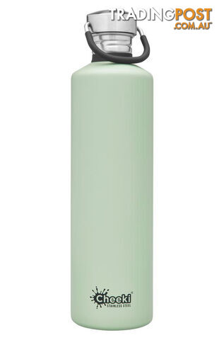 Cheeki Stainless Steel Classic Single Wall Bottle - 1L - Pistachio - CB1000PI1