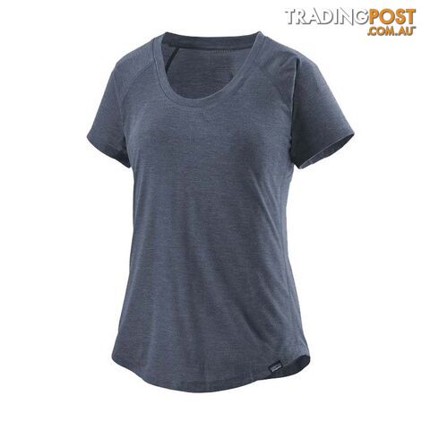 Patagonia Capilene Cool Trail Womens Performance T-Shirt - Classic Navy - L -...