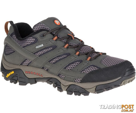 Merrell Moab 2 Goretex Mens (2E) Wide Hiking Shoes - Beluga - 8 Us - J06039W-8