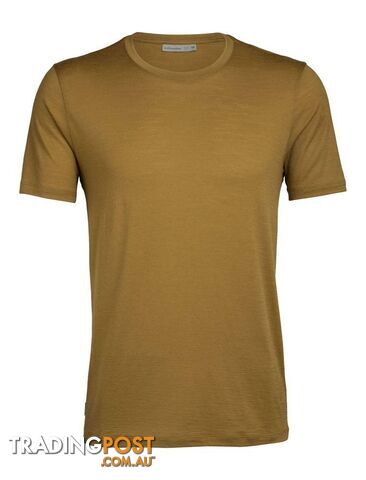 Icebreaker Merino Tech Lite SS Crewe Mens T-Shirt - CURRY - XXL - 103860703XXL