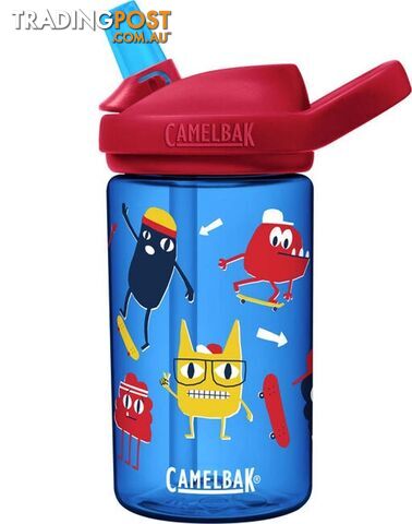 CamelBak Eddy+ Kids Water Bottle - 400ml - Skate Monstr - CB2472401041