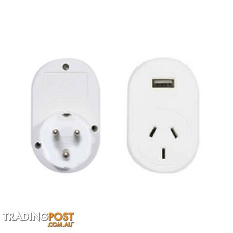 OSA Brands Travel Adaptor South Africa and India With USB - OSATASA002