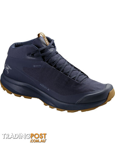 Arcteryx Aerios FL Mid GTX Mens Waterproof Hiking Shoes - Cobalt Moon/Yukon - 10.5US - 72956-10