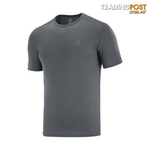 Salomon XA Trail Mens Lightweight Running T-Shirt - Ebony - S - LC1474900-S