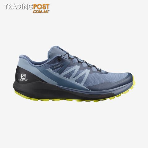 Salomon Sense Ride 4 Mens Trail Running Shoes - Copen Blue/Black/Evening Primrose - 9US - L41210400-85 - photo 1 of 2