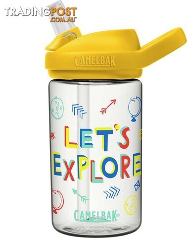 CamelBak Eddy+ Kids Water Bottle - 400ml - Lets Explore - CB2472101041