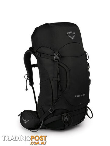 Osprey Kestrel 38L Mens Day Hiking Backpack - Black - M/L - OSP0763-Black-ML