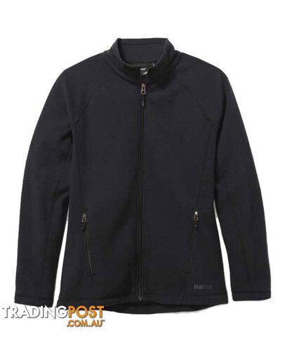 Marmot Rocklin Full Zip Womens Fleece Jacket - Black - Xs - 10170001XS