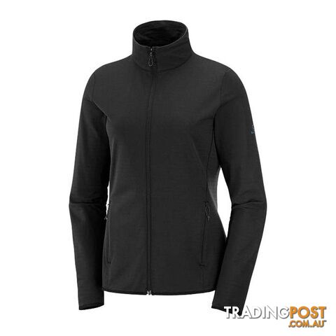 Salomon Outrack Full Zip Mid Womens Lightweight Fleece Jacket - LC1358OUTFZWJKT - photo 1 of 2