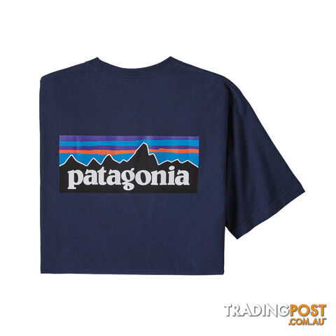 Patagonia P-6 Logo Responsibili-Tee Mens T-Shirt - Classic Navy - XXL -...
