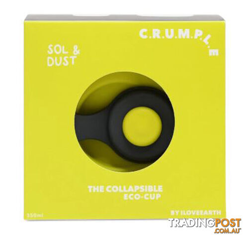 Crumple Sol and Dust Collapsible Reusable Eco Cup - 350ml - 20C