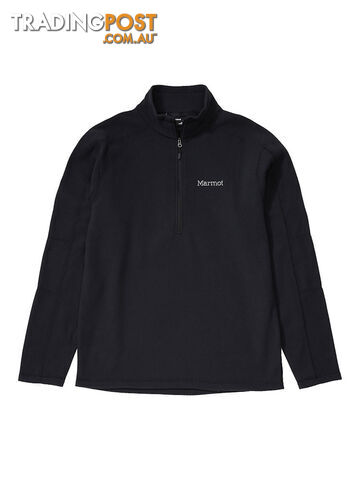 Marmot Rocklin 1/2 Zip Mens Fleece Jacket - Black - M - 10150001M