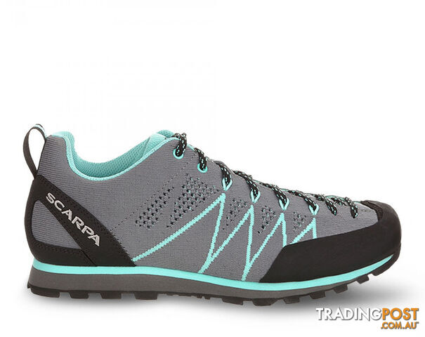 Scarpa Crux Air Womens Approach Shoes - Smoke Ice/Green - SCA10098