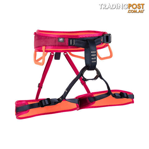 Mammut Ophir Fast Adjust Womens Climbing Harness - Sundown/Safety Orange - M -...