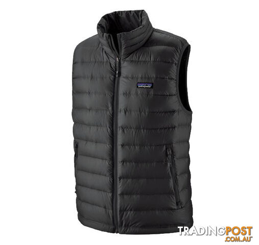 Patagonia Down Sweater Mens Insulated Vest - Black - XXL - 84622-BLK-XXL