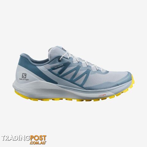Salomon Sense Ride 4 Womens Trail Running Shoes - Arctic Ice/Kentucky Blue/Lemon...
