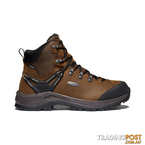 Keen Wild Sky Mid WP Mens Waterproof Hiking Boots - Dark Earth Black - US 10 -...