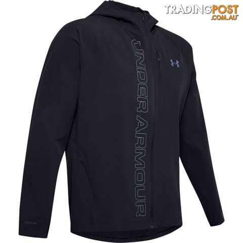 Under Armour Qualifier Outrun The Storm Mens Running Jacket - Black - S -...