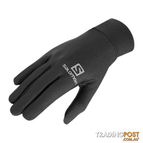 Salomon Agile Warm Glove U - Black - S - 390144-S