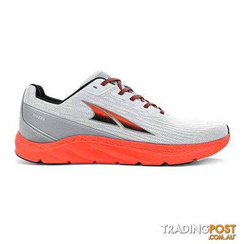 Altra Rivera Mens Road Running Shoes - Gray/Orange - AL0A4VQL280