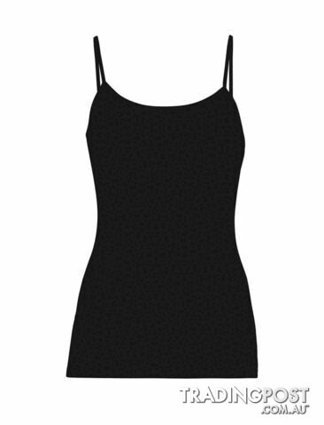 Icebreaker Merino 175 Everyday Cami Thermal Womens Singlet - Black - XL -...