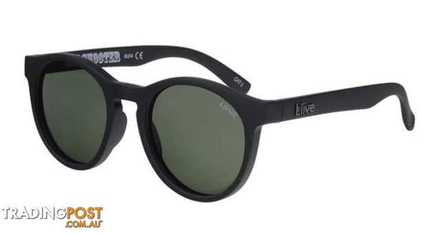 Liive Six Shooter Sunglasses - Polar Matt Black - L0688A