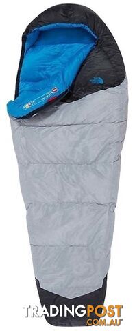 The North Face Blue Kazoo Down Sleeping Bag - High Rise Grey/Hyper Blue - NF0A3G64TQU