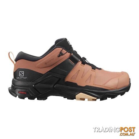 Salomon X Ultra 4 GTX Womens Hiking Shoes - Mocha Mousse/Black/Almond Cream - 8US - L41289700-65 - photo 1 of 2