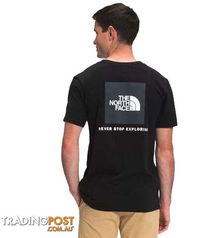 The North Face Box NSE Mens Short Sleeve T-Shirt - TNF Black - S -...
