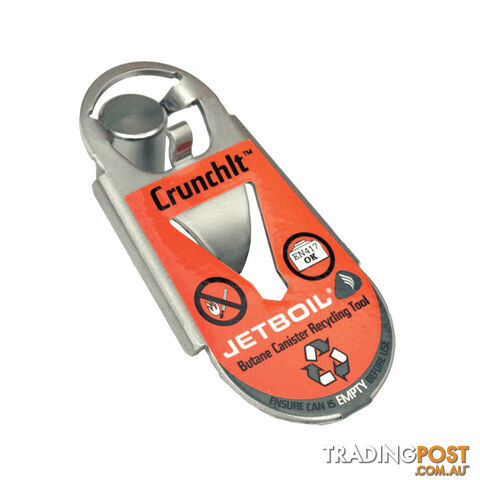 Jetboil Crunchit Fuel Canister Recycling Tool - Silver - JCRUNCH