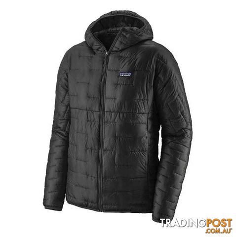 Patagonia Micro Puff Mens Insulated Hoody - Black - XL - 84030-BLK-XL