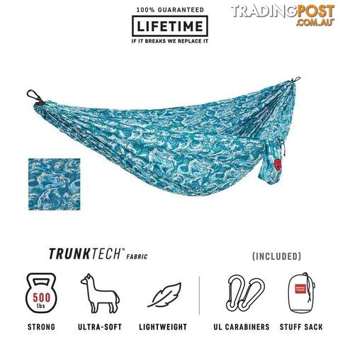 Grand Trunk Tech Double Hammock - Ocean Print - TT-OCEAN
