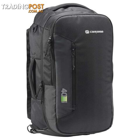 Caribee Traveller 40L Carry-On Backpack - Black - 6906-Black