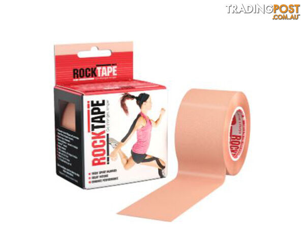 RockTape Kinesiology Tape Roll - Beige - 5cm x 5m - Beige5m