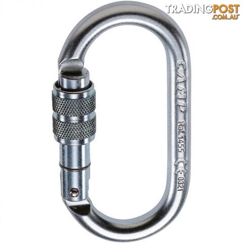 CAMP Steel Oval Screw Gate Carabiner - CAMP1455