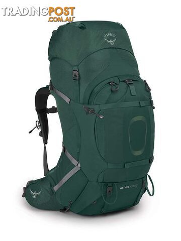 Osprey Aether Plus 70L Mens Hiking Backpack - Axo Green - L/XL - OSP0890-AxoGreen-L-XL