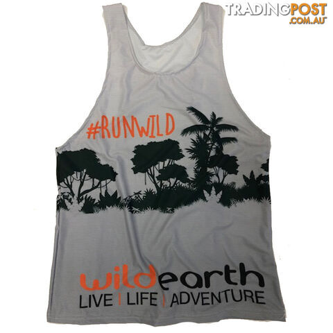 Wild Earth Mens Race Tech Singlet [gender: Men] [colour: black] [size: XL] -...