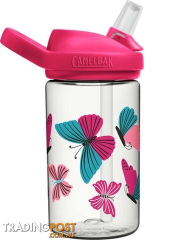 CamelBak Eddy+ Kids Water Bottle - 400ml - Butterflies - CB2472102041