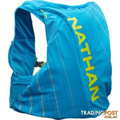 Nathan Pinnacle 12L Mens Hydration Vest - BlueMeAway/FinishLime - M - NS40240-60017-33