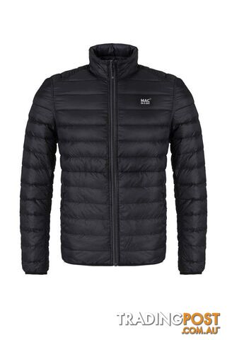 Mac In A Sac Polar Mens Reversible Insulated Down Jacket - Black-Charcoal - L -...