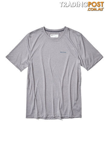 Marmot Conveyor SS Mens Lightweight T-Shirt - Steel Onyx Heather - M -...