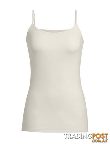 Icebreaker Siren Womens Merino Cami - Snow - S - 103193101S