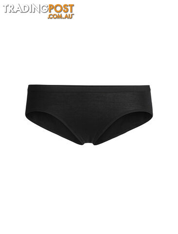 Icebreaker Siren Womens Merino Hipkini Underwear - Black - L - 104704001L