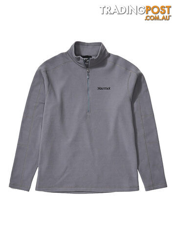 Marmot Rocklin 1/2 Zip Mens Fleece Jacket - Steel Onyx - XL - 101501515XL