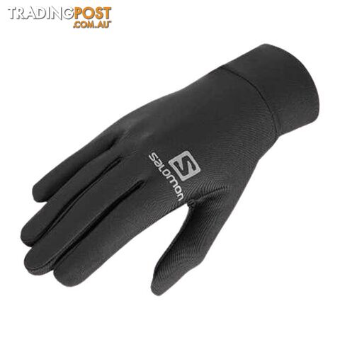 Salomon Agile Warm Glove U - Black - L - 390144-L