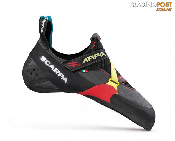 Scarpa Arpia Mens Climbing Shoes - Black/Red - 9US / EU42 -...